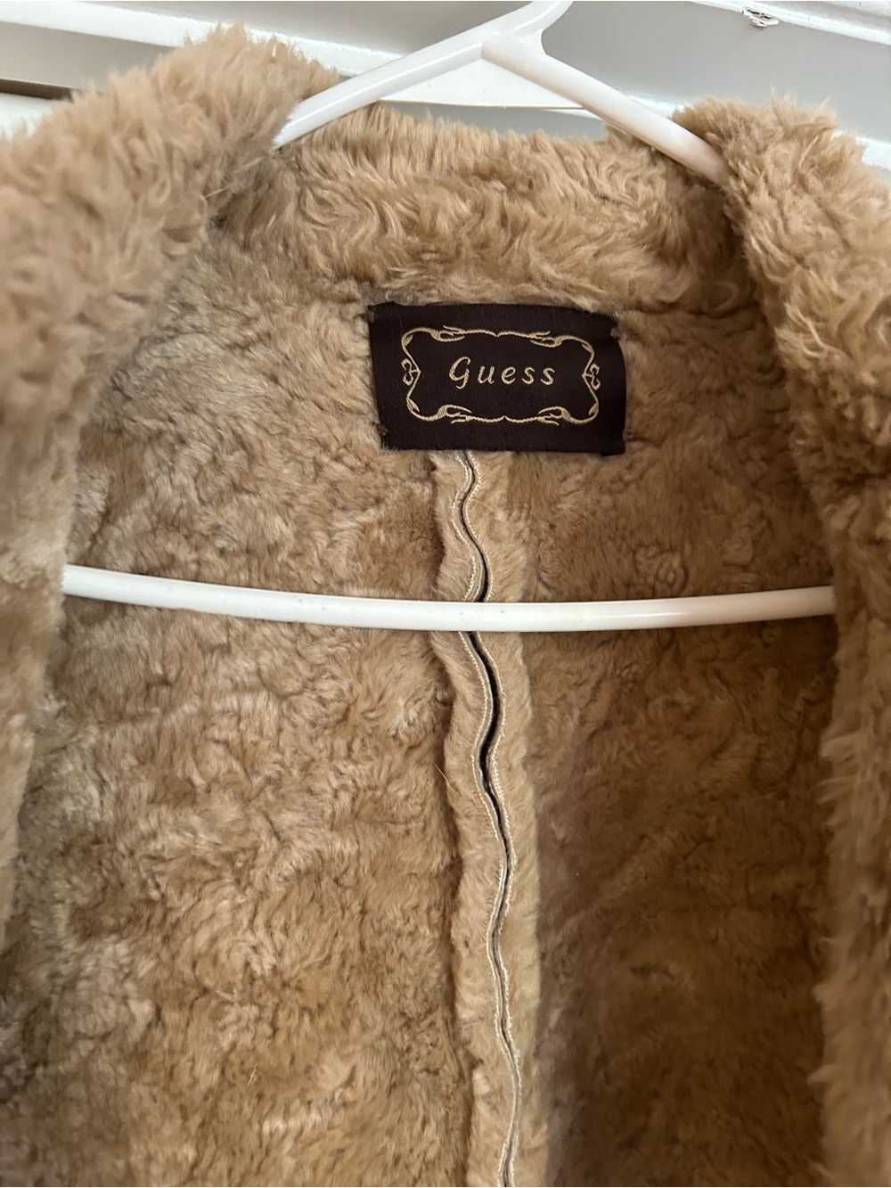 90s Guess Penny Lane Inspired Authentic Leather Coat - Picture 4 of 11